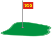 Golf Flag 55